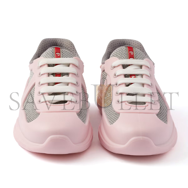 PRADA AMERICA'S CUP SOFT RUBBER AND BIKE FABRIC SNEAKERS 3E6500
